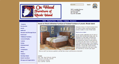 Desktop Screenshot of knockonwoodfurnitureri.com