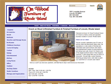 Tablet Screenshot of knockonwoodfurnitureri.com